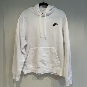 White NIKE hoodie
